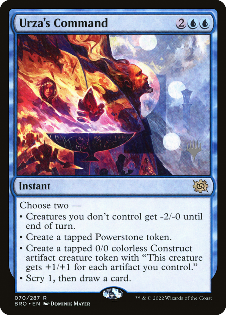 Urza's Command (Promo Pack) [The Brothers' War Promos]