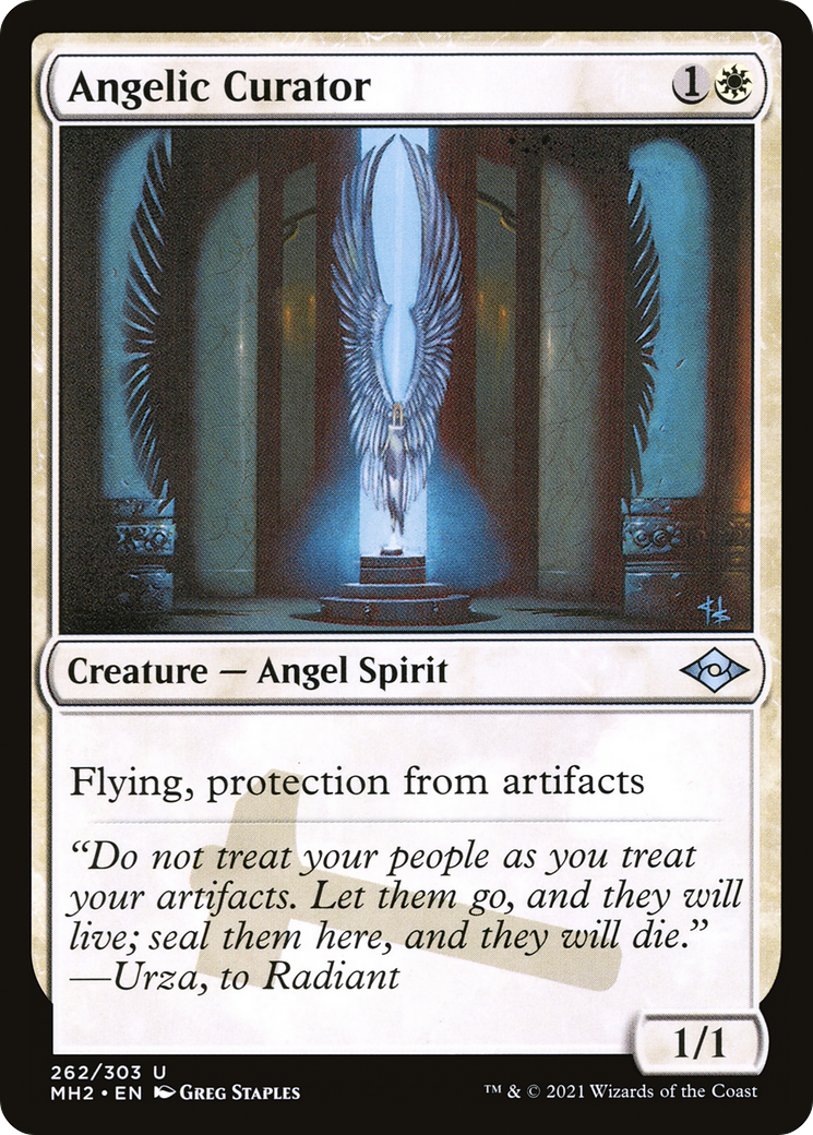 Angelic Curator (Foil Etched) [Modern Horizons 2]