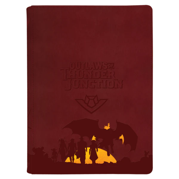 Ultra Pro Outlaws of Thunder Junction Set Symbol and Gang Silhouette 9-Pocket Premium Zippered PRO-Binder