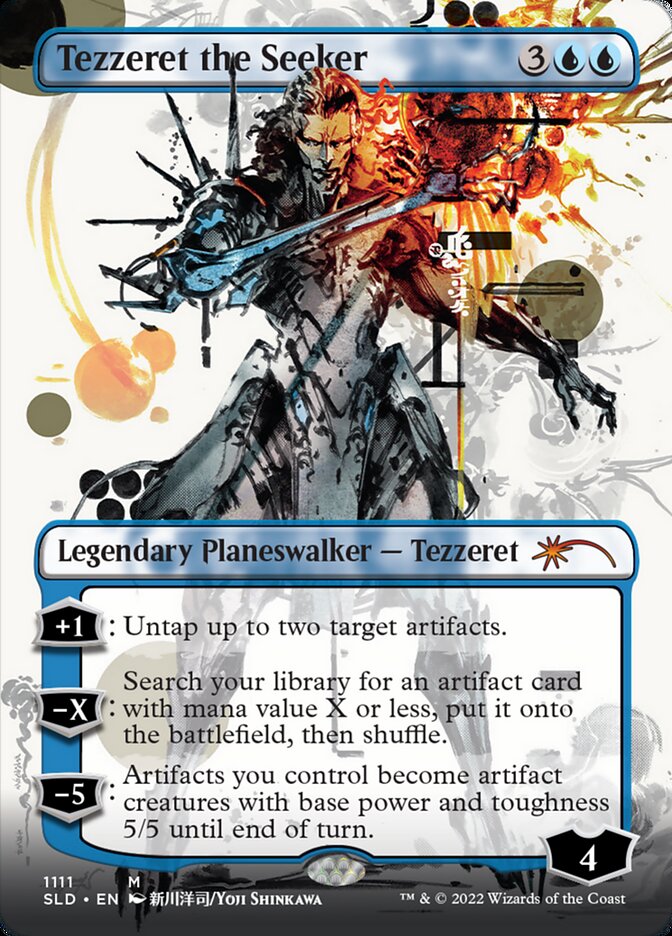 Tezzeret the Seeker (Borderless) [Secret Lair Drop Series]