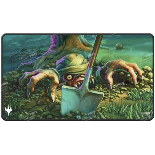 Ultra Pro MTG Duskmourn Exhume Black Stitched Playmat