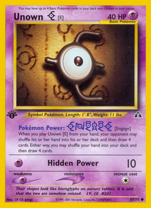Unown [E] (67/75) [Neo Discovery 1st Edition]