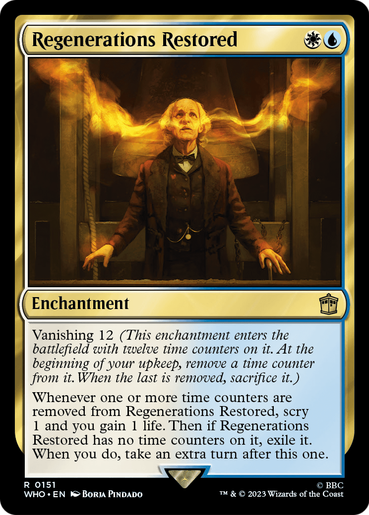 Regenerations Restored [Doctor Who]