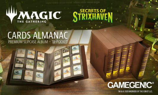 Gamegenic MTG Secrets of Strixhaven Cards Almanac Slipcase Album 18-Pocket Binder