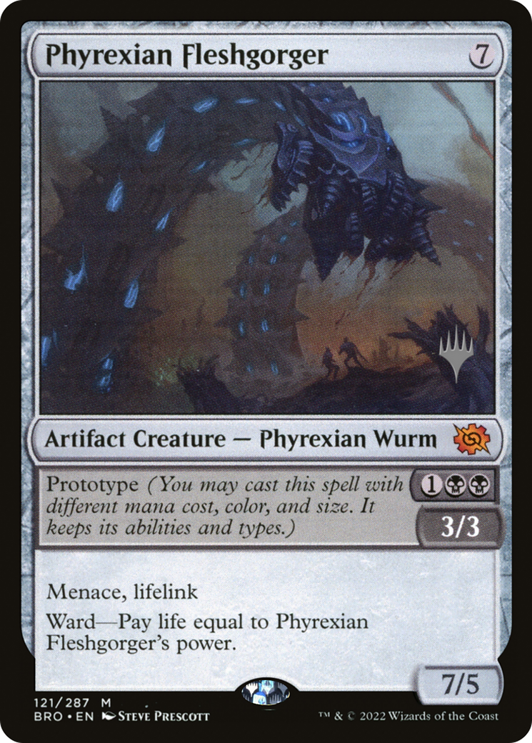 Phyrexian Fleshgorger (Promo Pack) [The Brothers' War Promos]