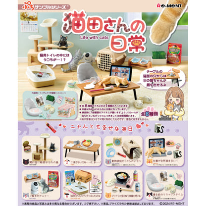 Re-ment Petit Sample Life with Cats Mystery Blind Box