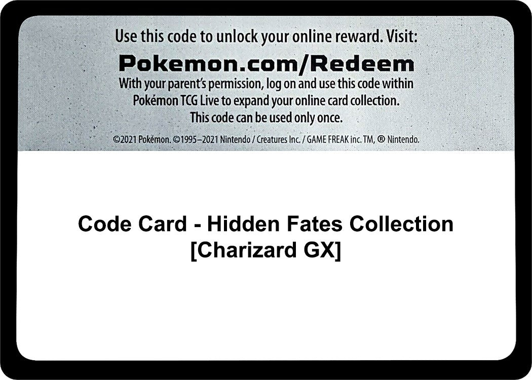 Image for Code Card - Hidden Fates Collection [Charizard GX] - Pokemon