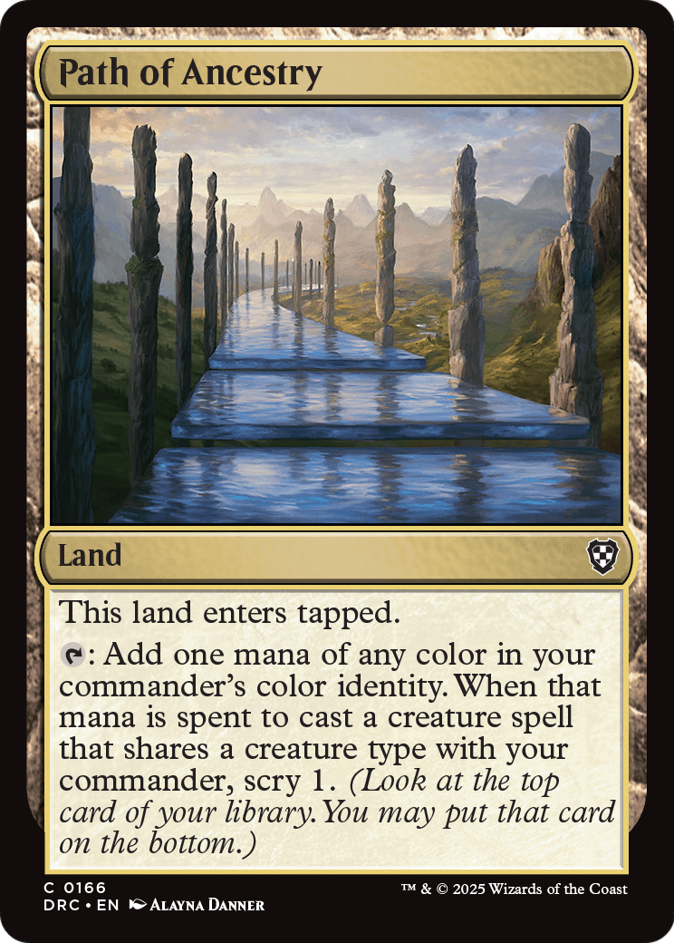 Path of Ancestry (0166) [Aetherdrift Commander]