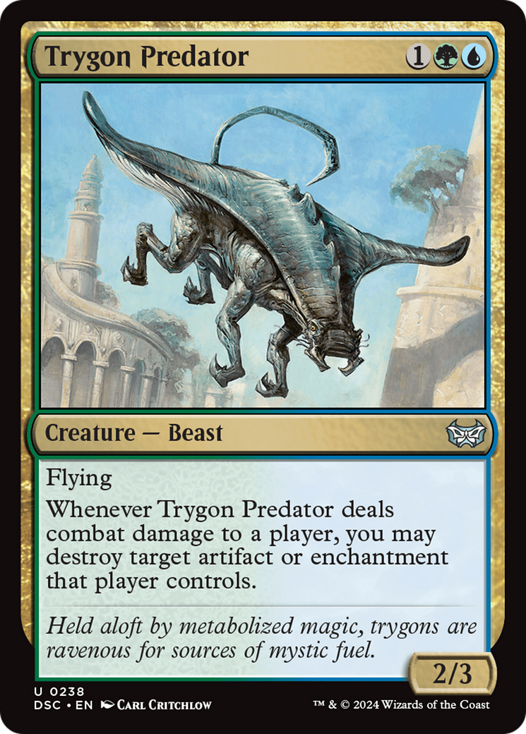 Trygon Predator [Duskmourn: House of Horror Commander]