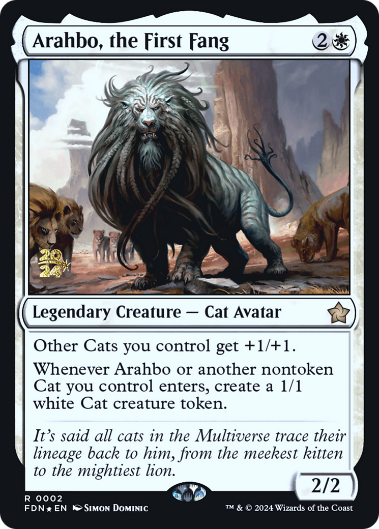 Arahbo, the First Fang [Foundations Prerelease Promos]
