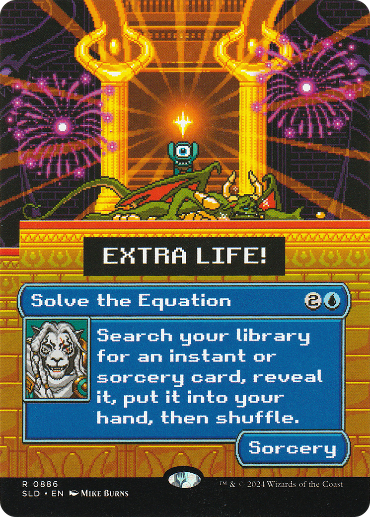 Solve the Equation (0886) (Rainbow Foil) [Secret Lair Drop Series]