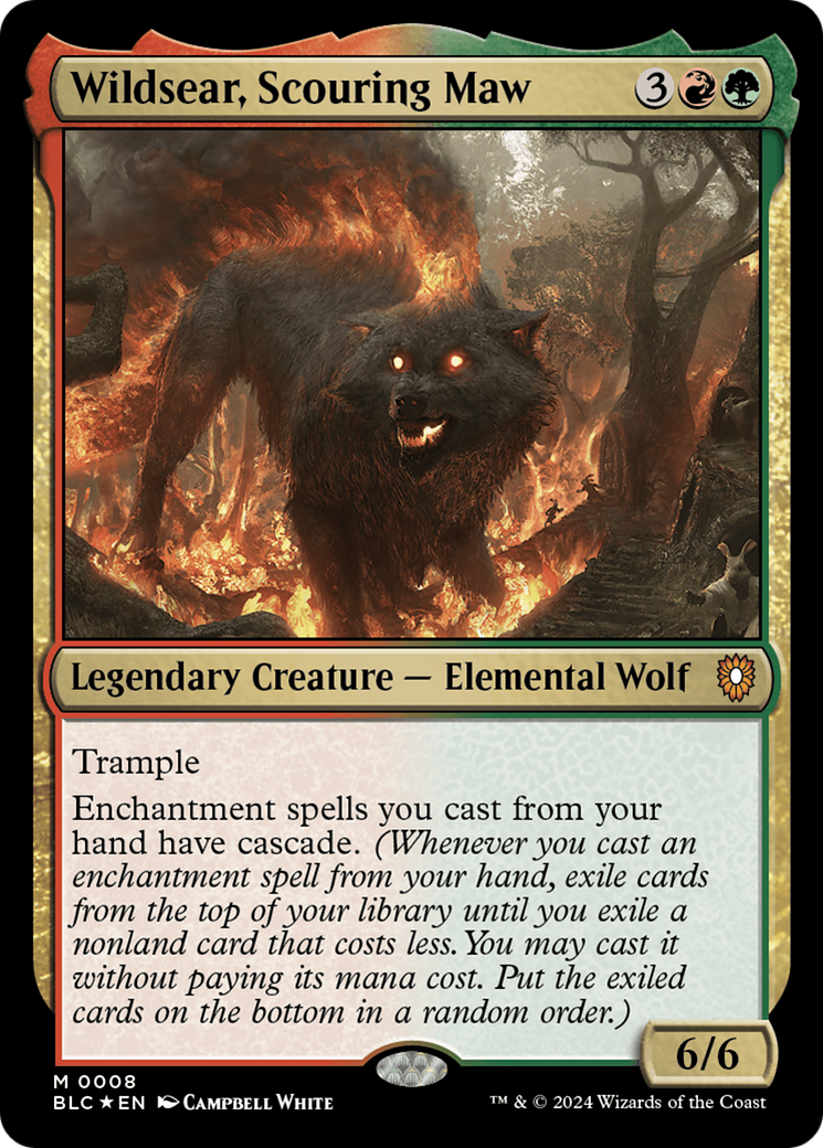 Wildsear, Scouring Maw [Bloomburrow Commander]