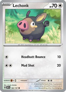 Lechonk (182/197) [Scarlet & Violet: Obsidian Flames]