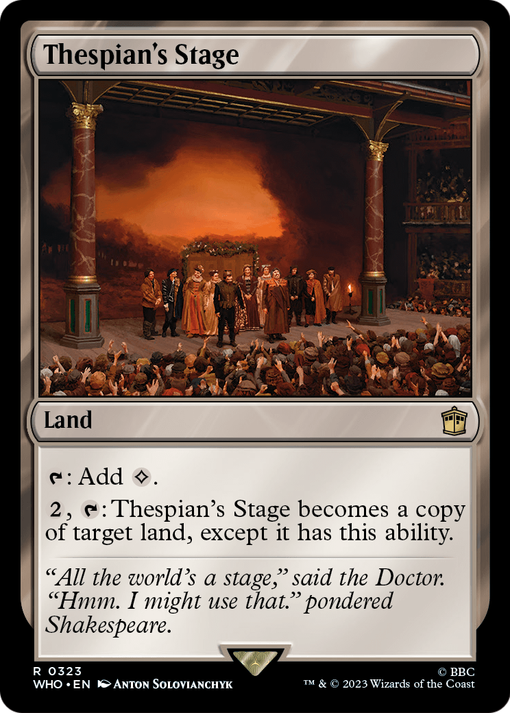 Thespian's Stage [Doctor Who]
