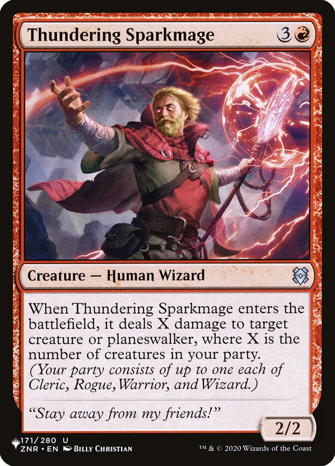 Thundering Sparkmage [The List]