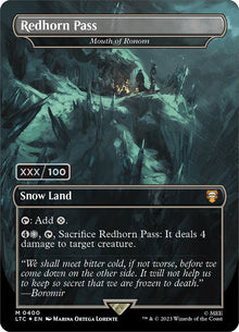 Redhorn Pass - Mouth of Ronom (Serialized) [The Lord of the Rings: Tales of Middle-Earth Commander]