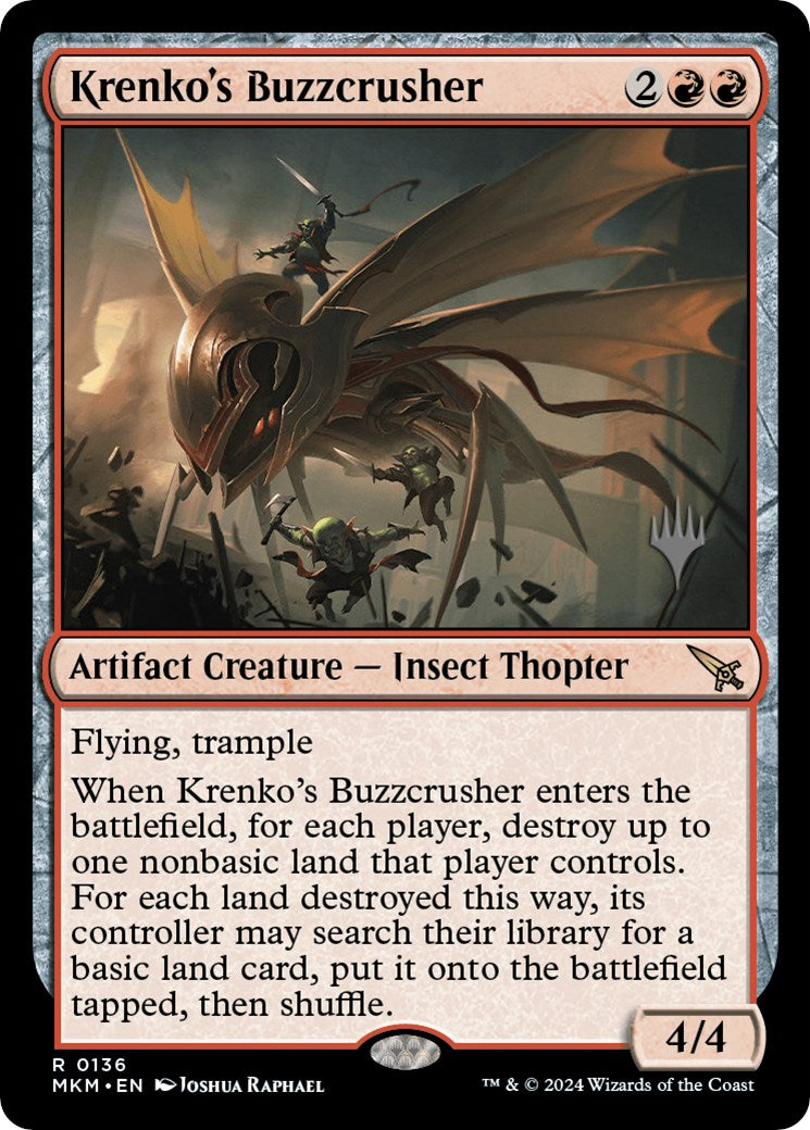 Krenko's Buzzcrusher (Promo Pack) [Murders at Karlov Manor Promos]