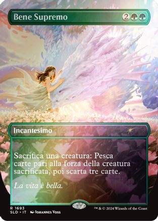 Greater Good (Italian) - "Bene Supremo" (Rainbow Foil) [Secret Lair Drop Series]