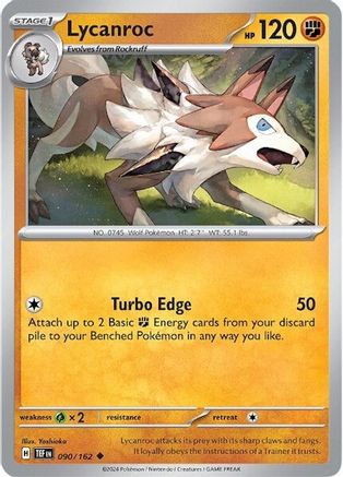 Lycanroc (090/162) [Scarlet & Violet: Temporal Forces]