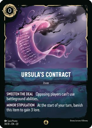 Ursula's Contract (30/31) [Illumineer's Quest: Deep Trouble]