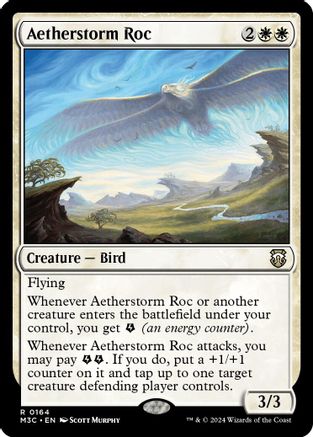 Aetherstorm Roc (Ripple Foil) [Modern Horizons 3 Commander]
