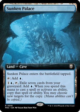 Sunken Palace (Extended Art) (Ripple Foil) [Modern Horizons 3 Commander]