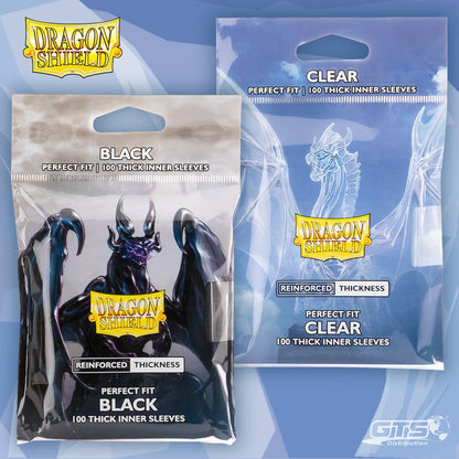 Dragon Shield Perfect Fit Inner Thick Card Sleeves (Standard Size)