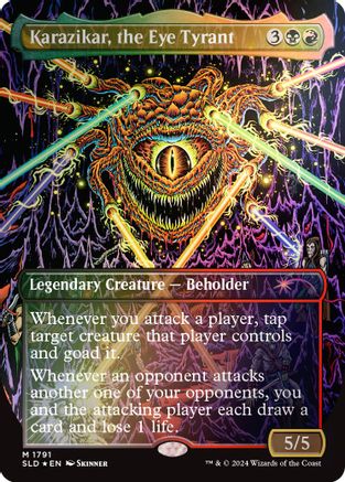 Karazikar, the Eye Tyrant (Rainbow Foil) [Secret Lair Drop Series]