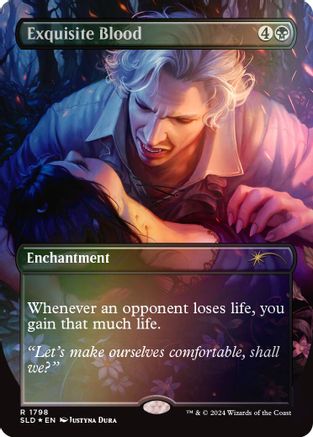 Exquisite Blood (Rainbow Foil) [Secret Lair Drop Series]