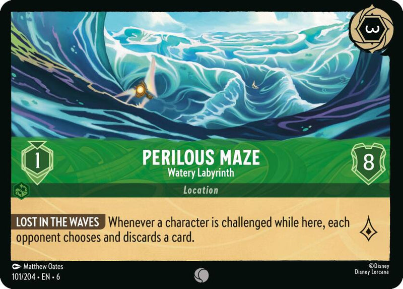 Perilous Maze - Watery Labyrinth (101/204) [Azurite Sea]