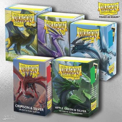 Dragon Shield Two Color Matte Dual Sleeves (Standard Size)