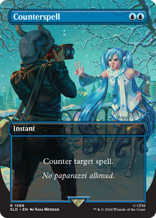 MTG Secret Lair x Hatsune Miku: Winter Diva Foil