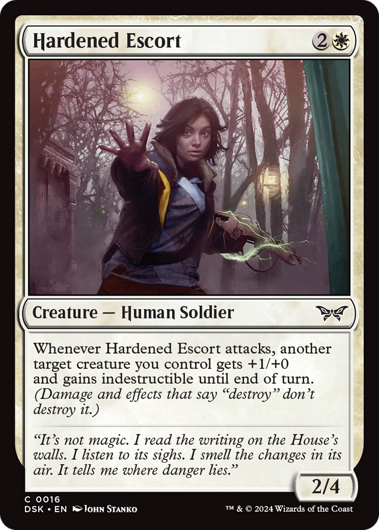 Hardened Escort [Duskmourn: House of Horror]