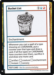 Bucket List [Mystery Booster Playtest Cards]
