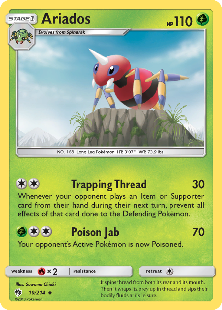 Ariados (10/214) [Sun & Moon: Lost Thunder]