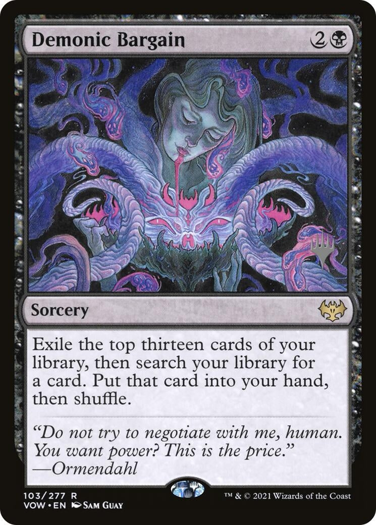 Image for Demonic Bargain (103) - Magic: The Gathering