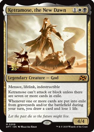 Ketramose, the New Dawn [Aetherdrift Prerelease Promos]