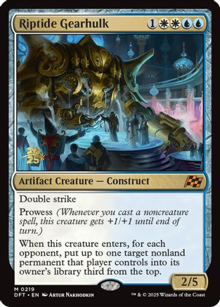 Riptide Gearhulk [Aetherdrift Prerelease Promos]