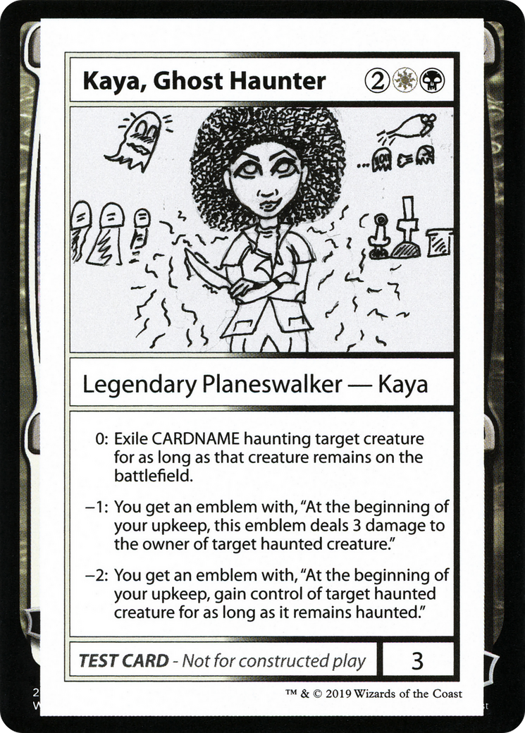 Kaya, Ghost Haunter (2021 Edition) [Mystery Booster Playtest Cards]