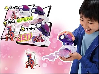 Takara Tomy Pokemon Moncolle Poketorze Monster Collection Ball with Launcher Figure