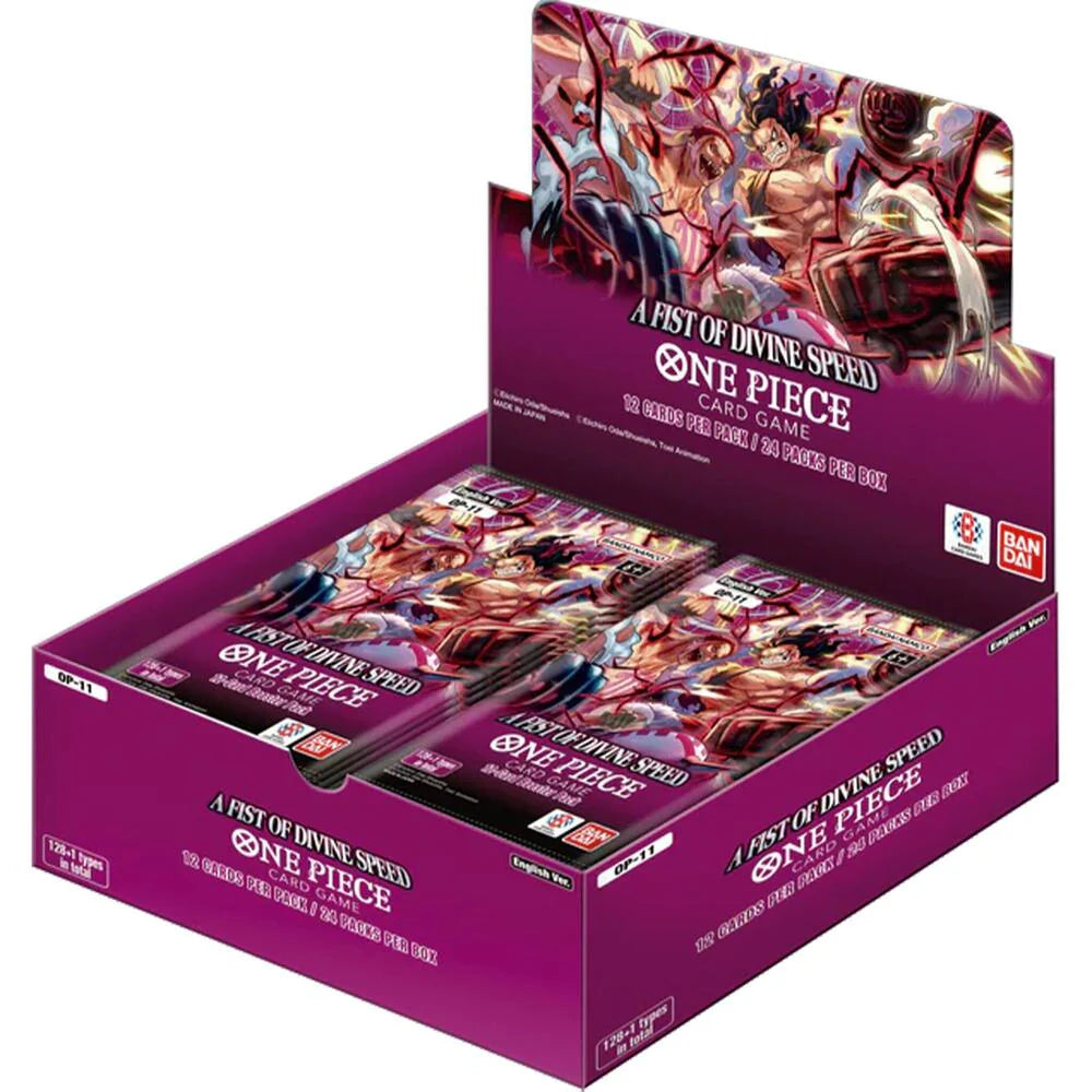 One Piece A Fist of Divine Speed [OP-11] Booster Box - LIMIT 1 PER CUSTOMER
