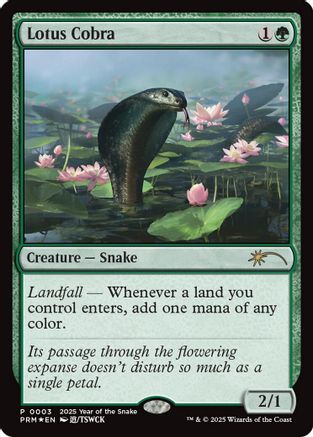 Lotus Cobra (Year of the Snake 2025) [Standard Showdown Promos]