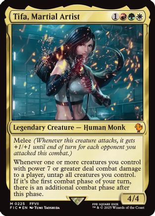 Tifa, Martial Artist (Surge Foil) [FINAL FANTASY Commander]