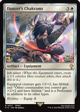 Dancer's Chakrams [FINAL FANTASY Commander]