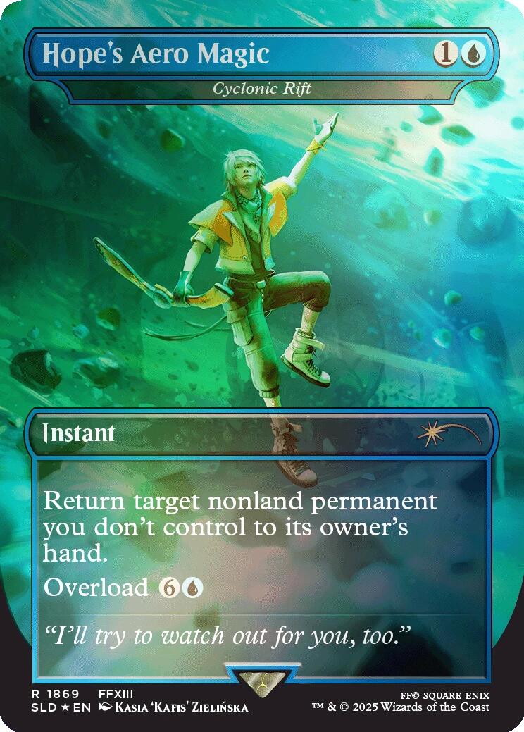 Hope's Aero Magic - Cyclonic Rift (Rainbow Foil) [Secret Lair Drop Series]