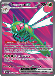 Yanmega ex (206/182) [Scarlet & Violet: Destined Rivals]