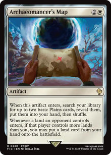 Archaeomancer's Map (Surge Foil) [FINAL FANTASY Commander]