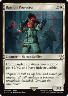 Bastion Protector (Surge Foil) [FINAL FANTASY Commander]