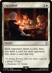 Cut a Deal (Surge Foil) [FINAL FANTASY Commander]