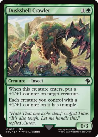 Duskshell Crawler (Surge Foil) [FINAL FANTASY Commander]